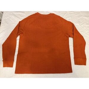Duluth Trading Co. Men's Waffle Knit Henley – Rust Brown‎ – Size Large
